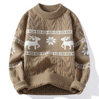 Deer Knit Sweater for Men