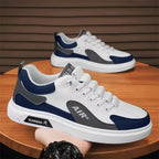 Men’s Leather Low-Top Casual Sneakers –