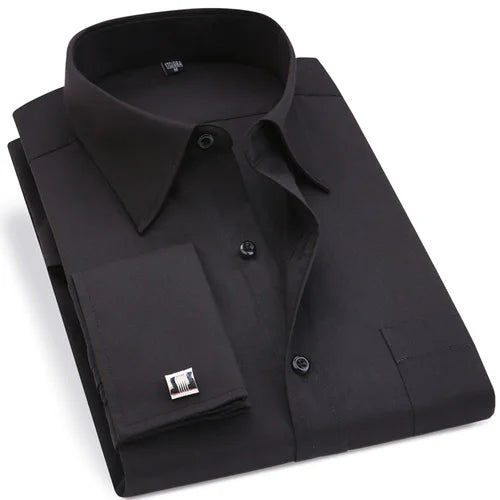 6XL Premium French Cuff Slim Fit Shirt