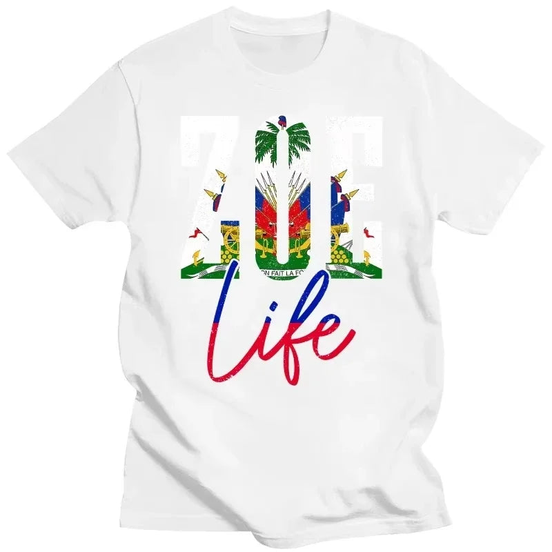 Haiti Flag T-Shirt for Men