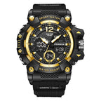 Men’s Fashion Sport Watch – 50M Waterproof, Shock Resistant LED Alarm
