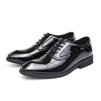 Men's Shiny Emerald Dress Shoes