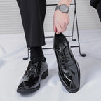 Men's Shiny Emerald Dress Shoes