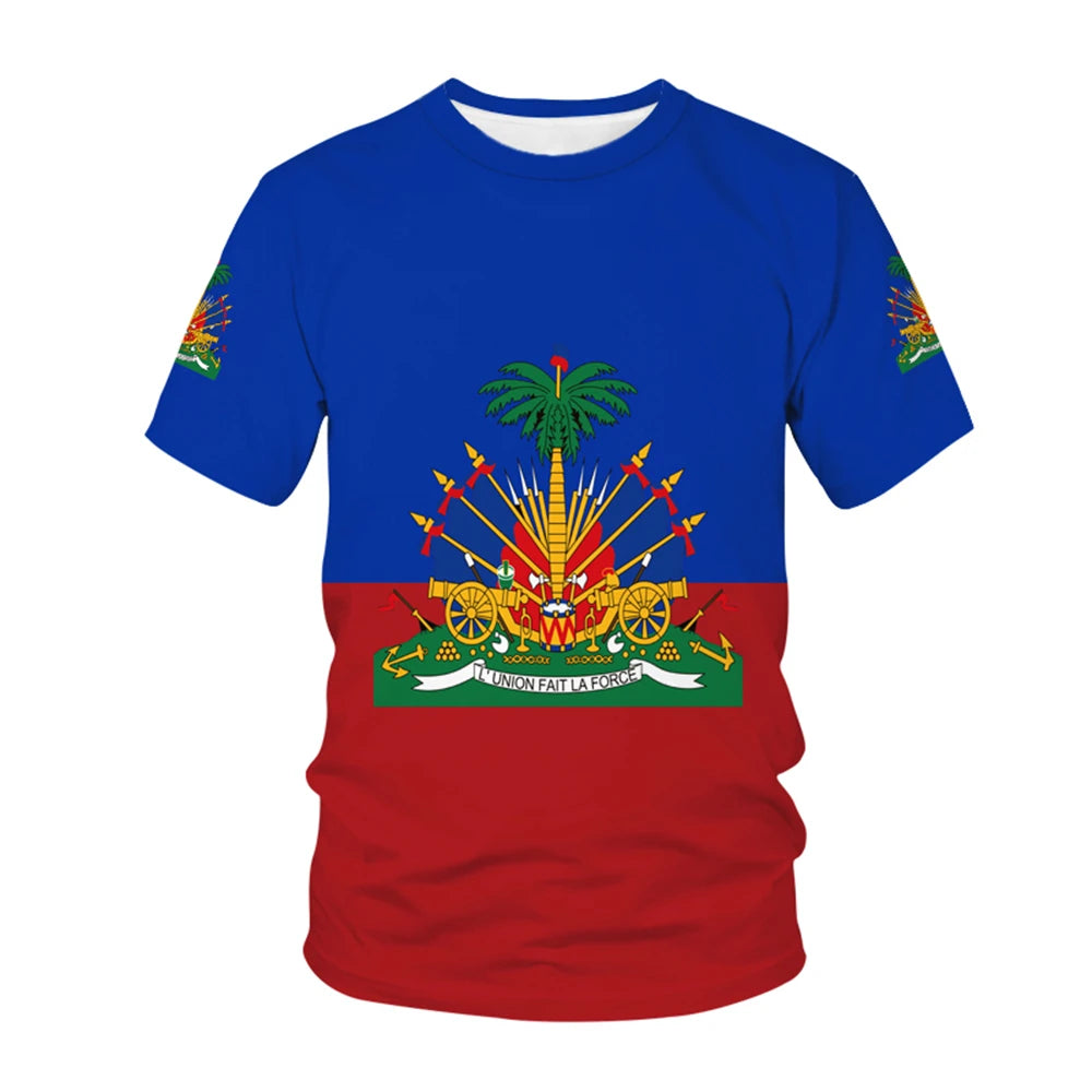 National Flag T-Shirt – Men’s, Women’s & Kids’ Short Sleeve Summer Top