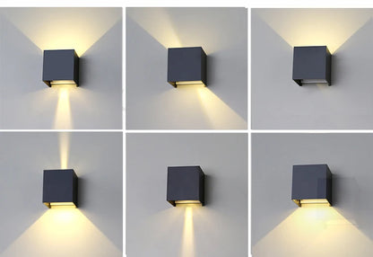 Waterproof LED Wall Light – IP65 Outdoor/Indoor Wall Lamp for Garden, Yard, (AC110V/220V)