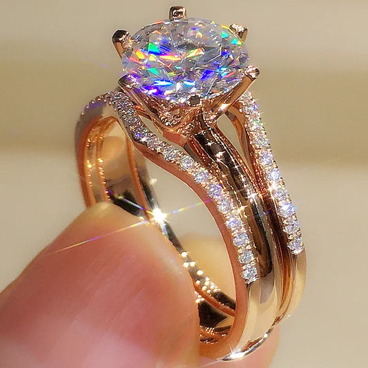 Classic 6-Claw Design Wedding & Engagement Band for Women
