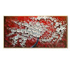 Large Hand-Painted Abstract Oil Painting