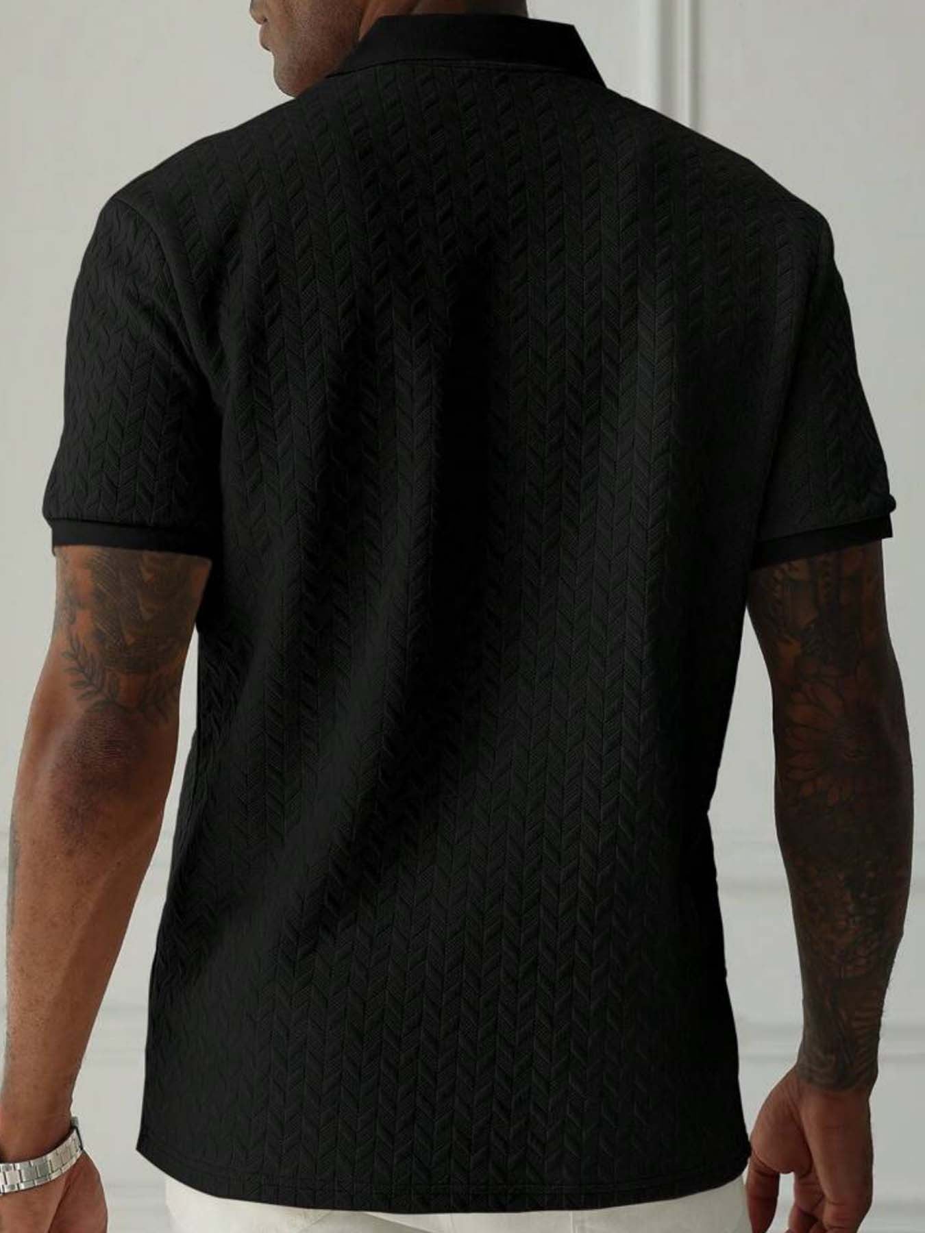 Men's Slim Fit Haiti Flag Shirt – Breathable, Stretchy & Casual