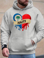 Men’s Haiti Printed Hoodie – Stylish & Comfortable Streetwear Essential