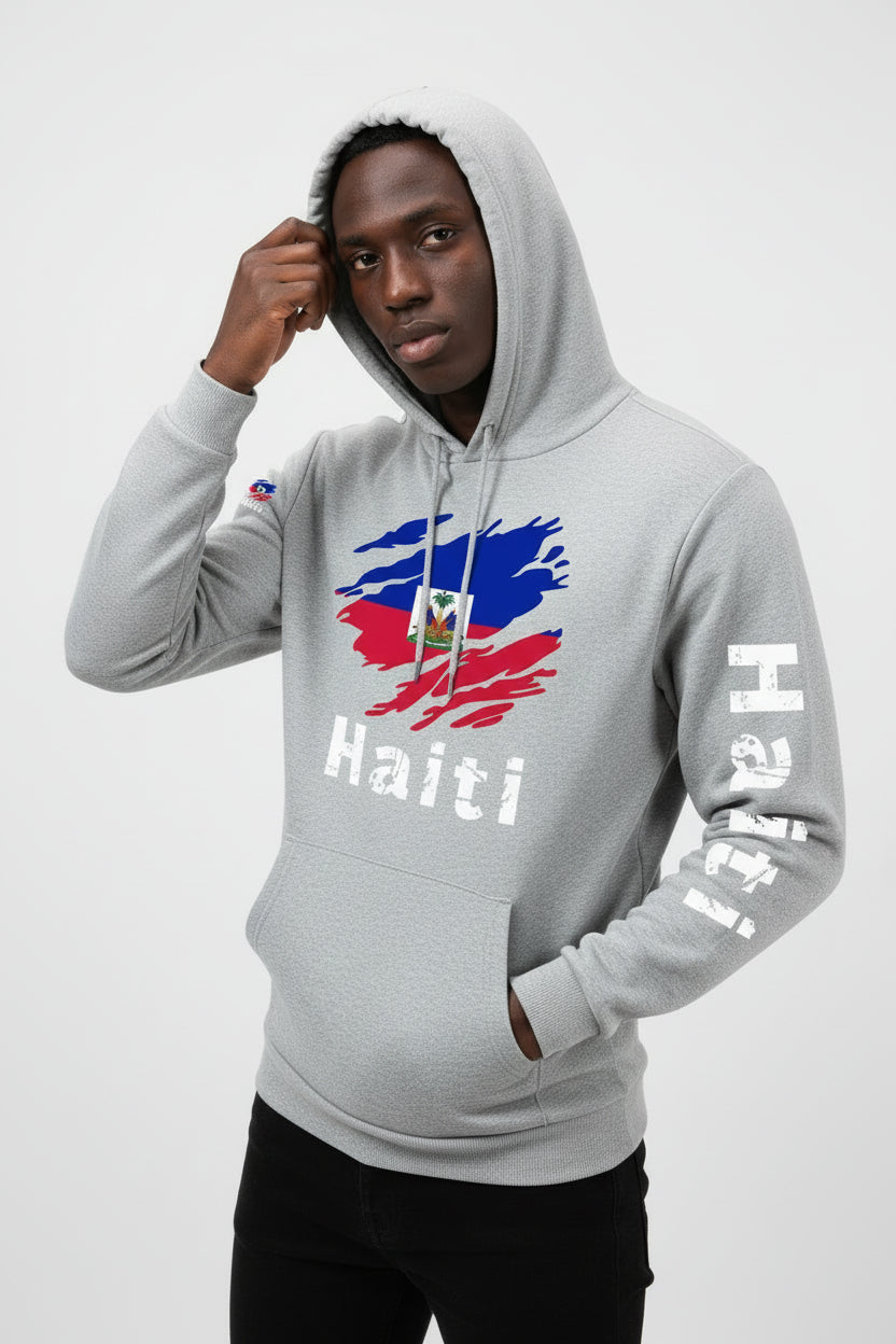 Haiti Heritage Full-Zip Graphic Hoodie