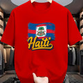 Men's Casual Haiti Graphic Print T-Shirt