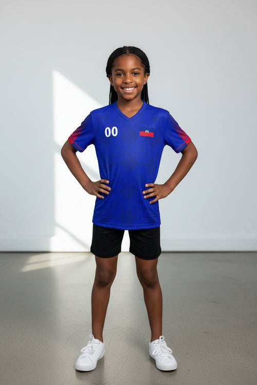 2026 New North American Haiti V-Neck Football Jersey