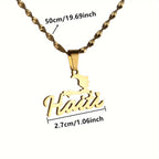 Pingente Haiti em Aço Inoxidável – Design Minimalista com Toque Cultural