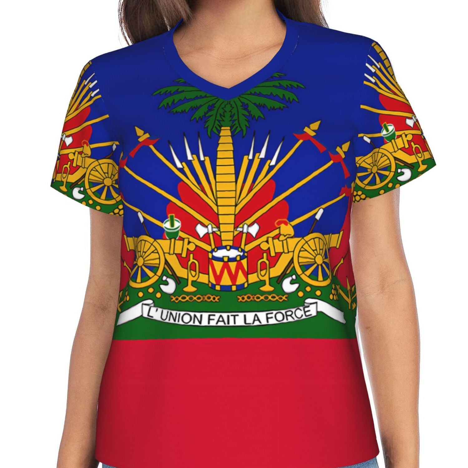 Women'S V-Neck T-Shirt