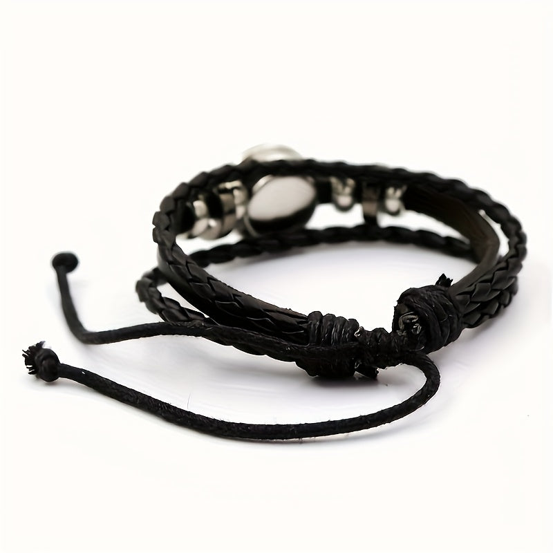 Haitian flag-inspired bracelet