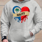 Men’s Haiti Printed Hoodie – Stylish & Comfortable Streetwear Essential