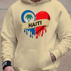 Men’s Haiti Printed Hoodie – Stylish & Comfortable Streetwear Essential