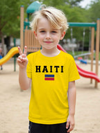 Boys' Haiti Graphic Cotton T-Shirt