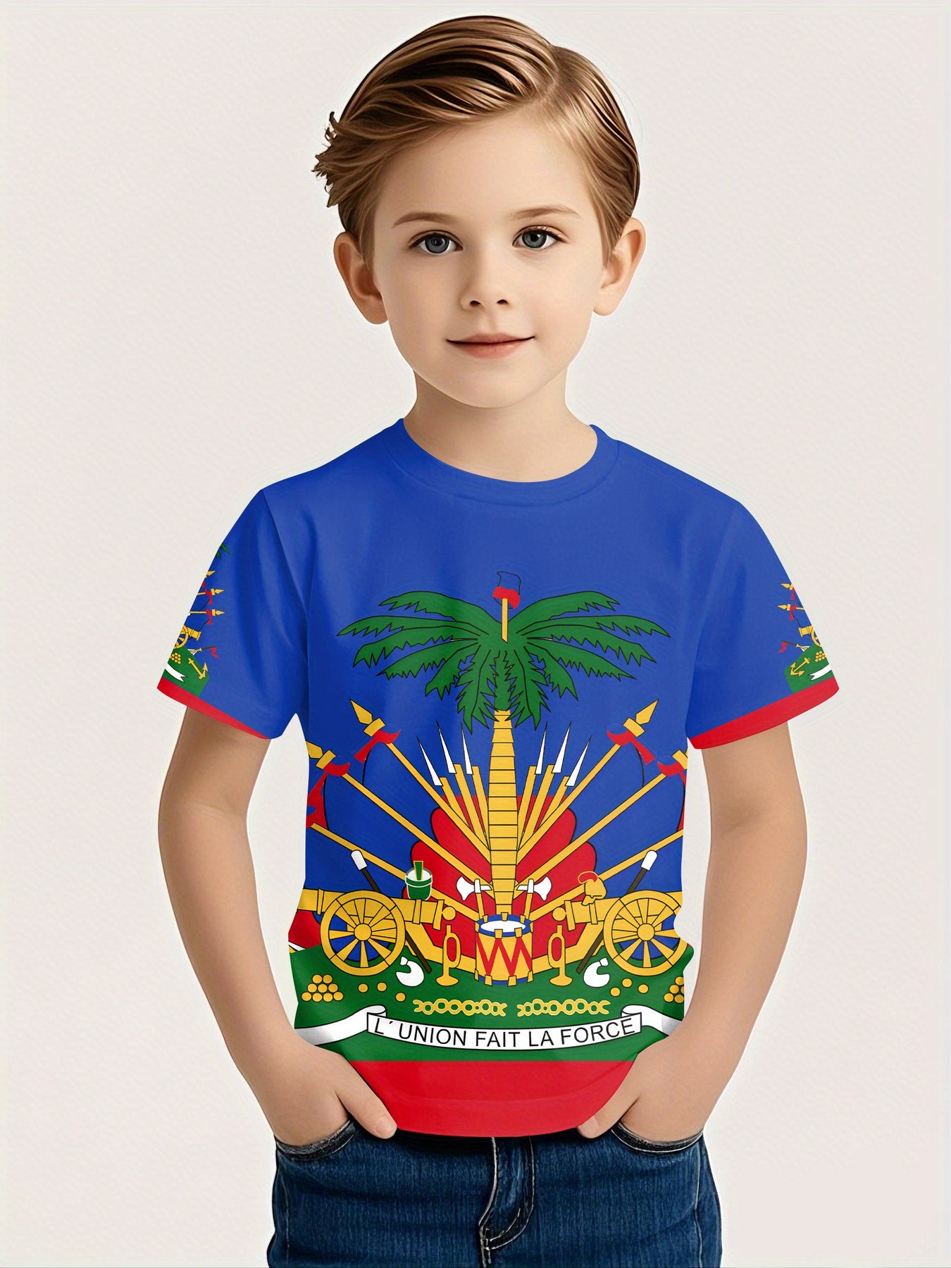 Boys' Haiti Heritage 3D Graphic Tee