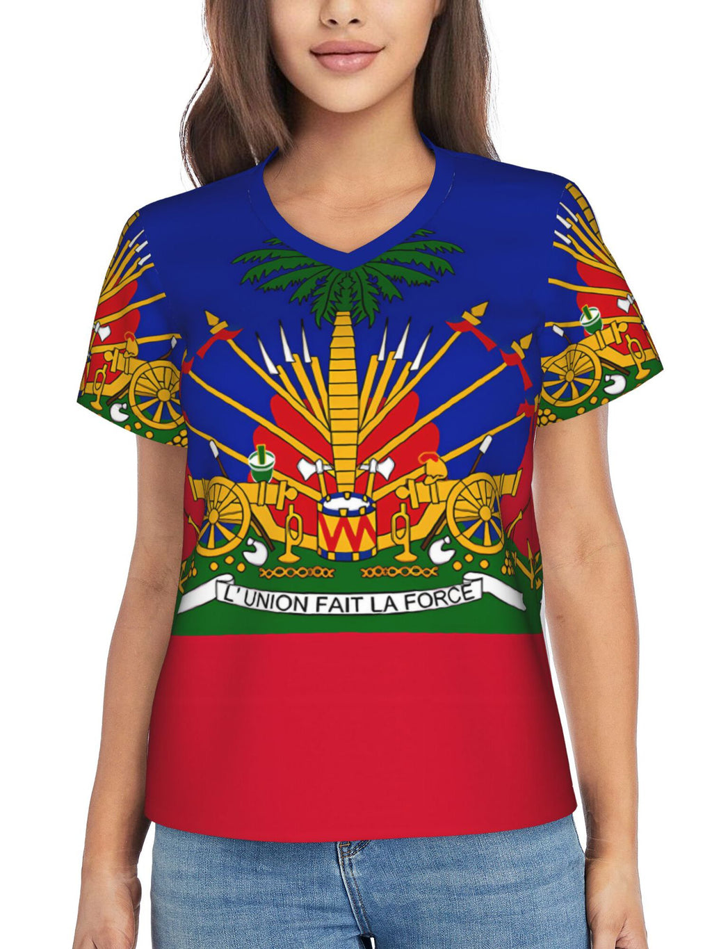 Women'S V-Neck T-Shirt