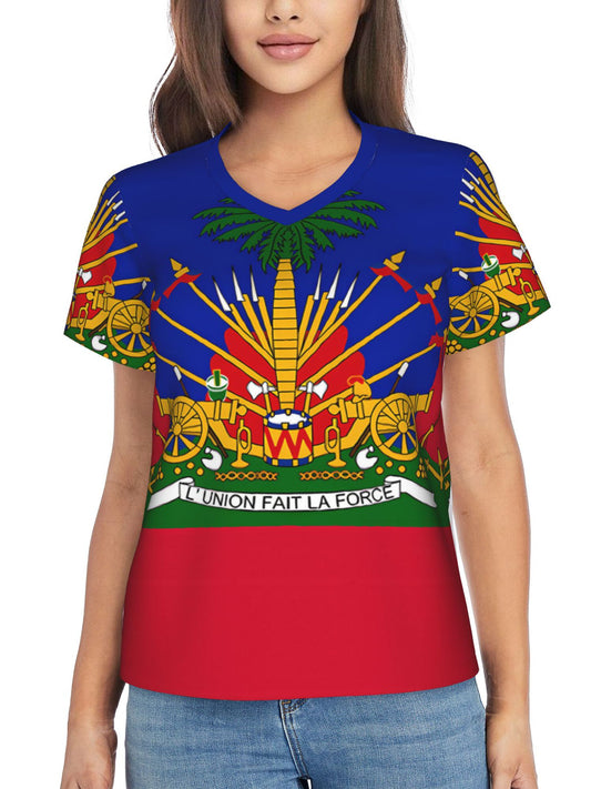 Women'S V-Neck T-Shirt